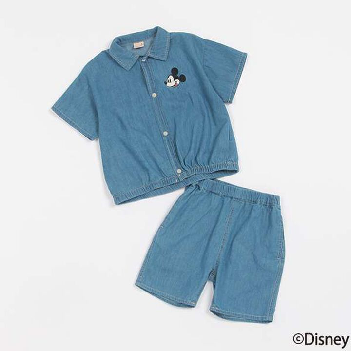 [Disney] Mickey Outfit Set,Light blue, medium image number 1