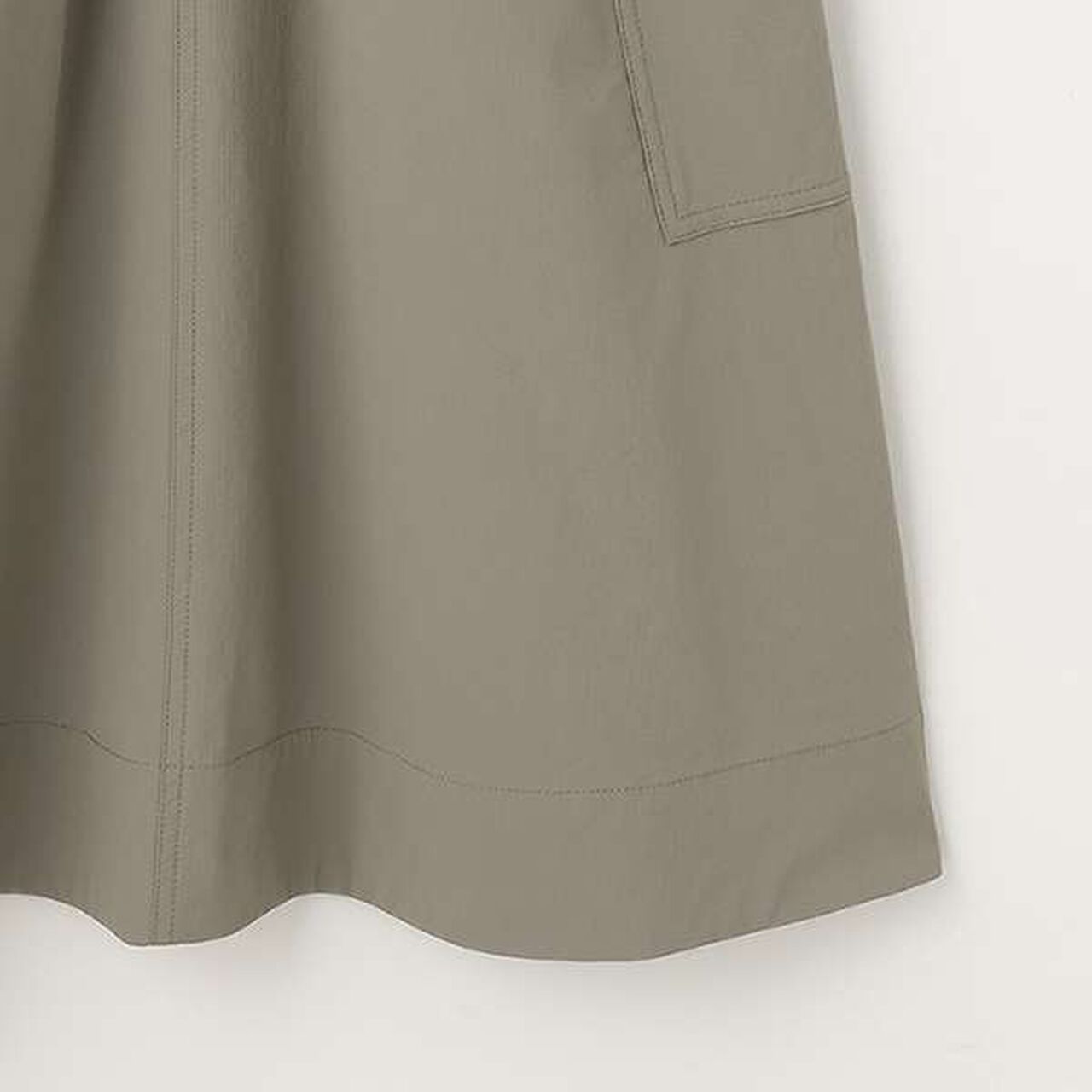 [Functional Material] Docking Cargo One-Piece Dress,Khaki, large image number 14