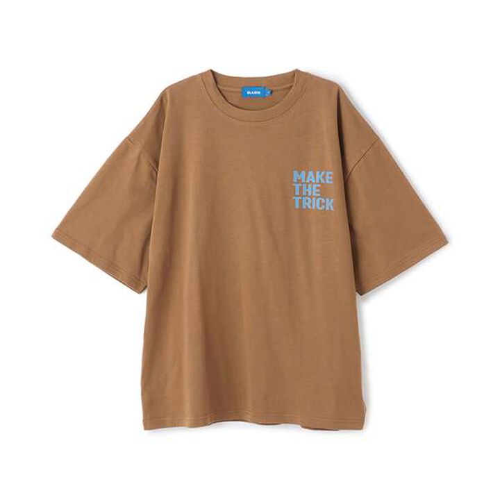 [Cool Touch] High Cool Cotton Dog Print Short Sleeve T-Shirt,Blue, medium image number 24