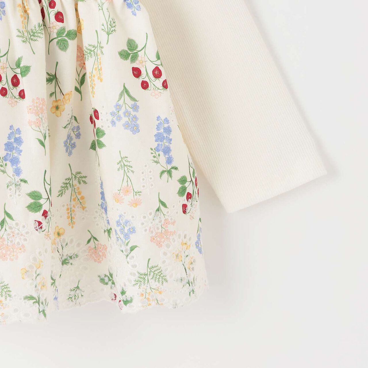 Link Shoulder Frill Long-Sleeve Tunic,Multi color, large image number 10