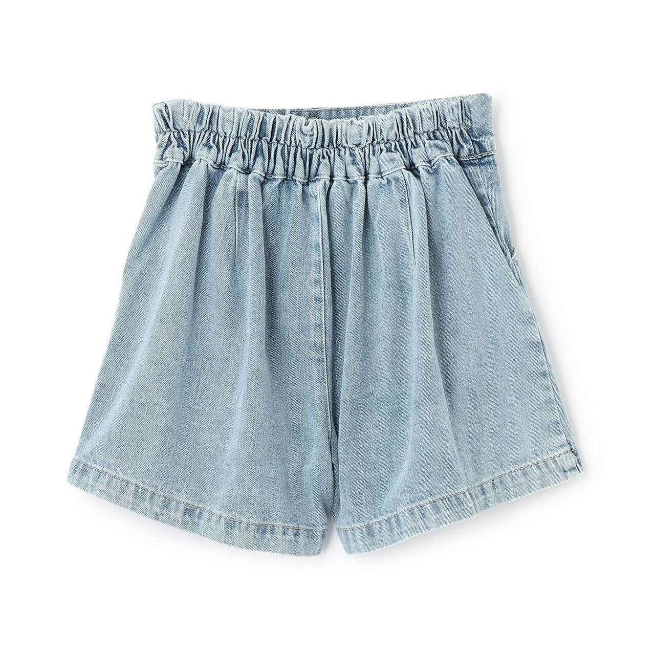 Tuck Flare Culottes for Beautiful Legs,Blue, large image number 1