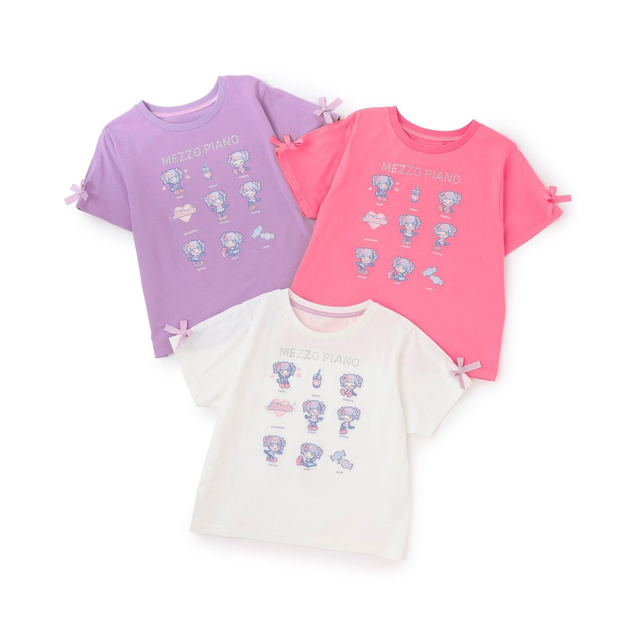 Shinako-chan Roleplay Short Sleeve T-Shirt for Adults,Purple, large image number 9