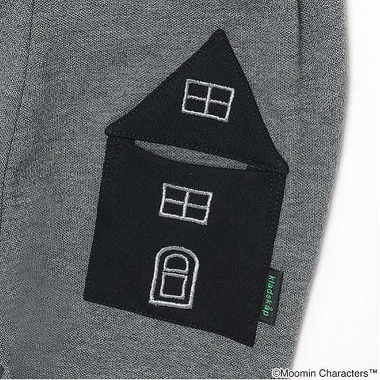 [MOOMIN] Moomin House Long-Length Leggings,Charcoal gray, large image number 18