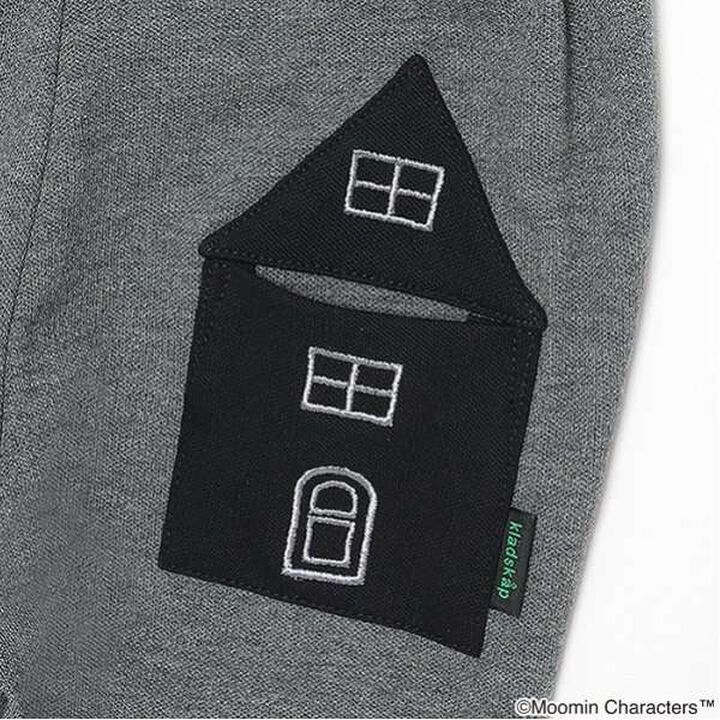 [MOOMIN] Moomin House Long-Length Leggings,Charcoal gray, medium image number 18