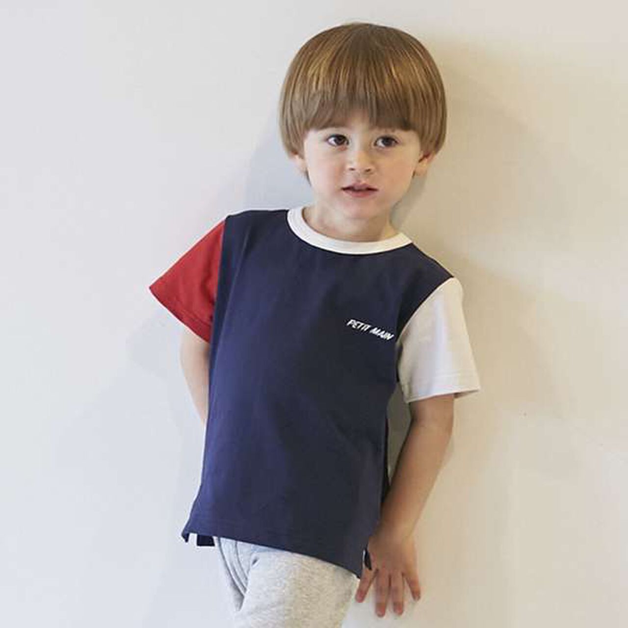 Affordable Boys Short Sleeve T-Shirt,Pearl white, large image number 24