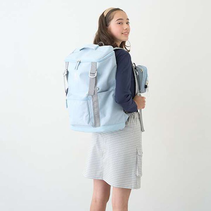 Square School Backpack,Light blue, medium image number 25