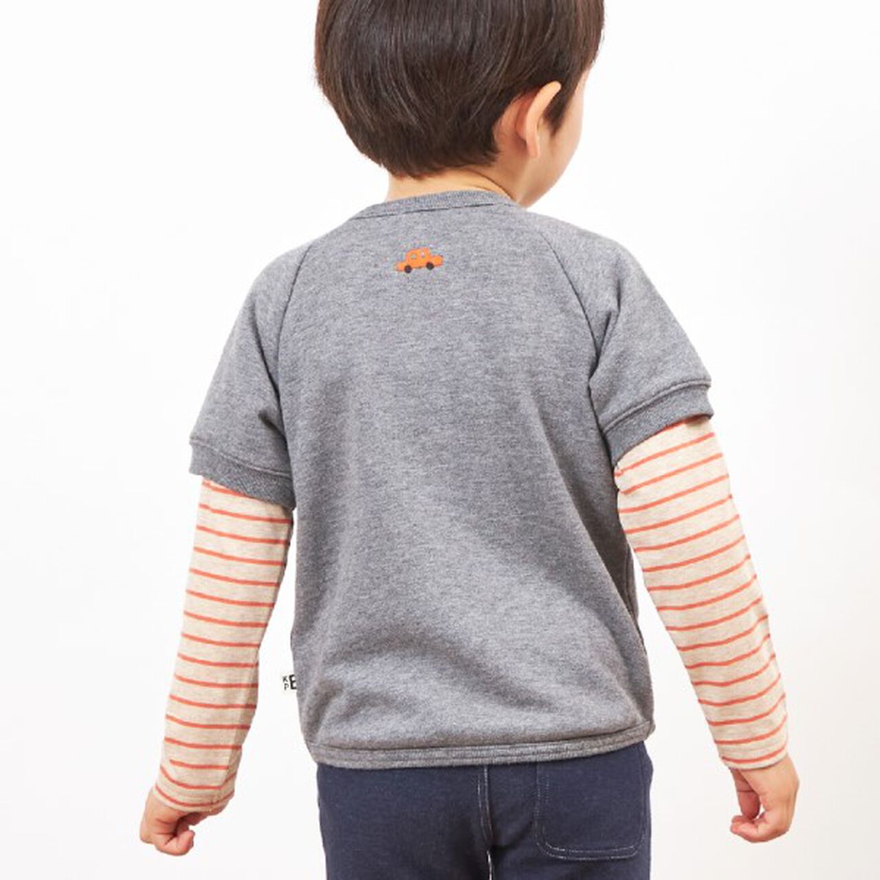 KPBOY Car Motif Fleece Sweatshirt (0 to 0),Navy, large image number 16