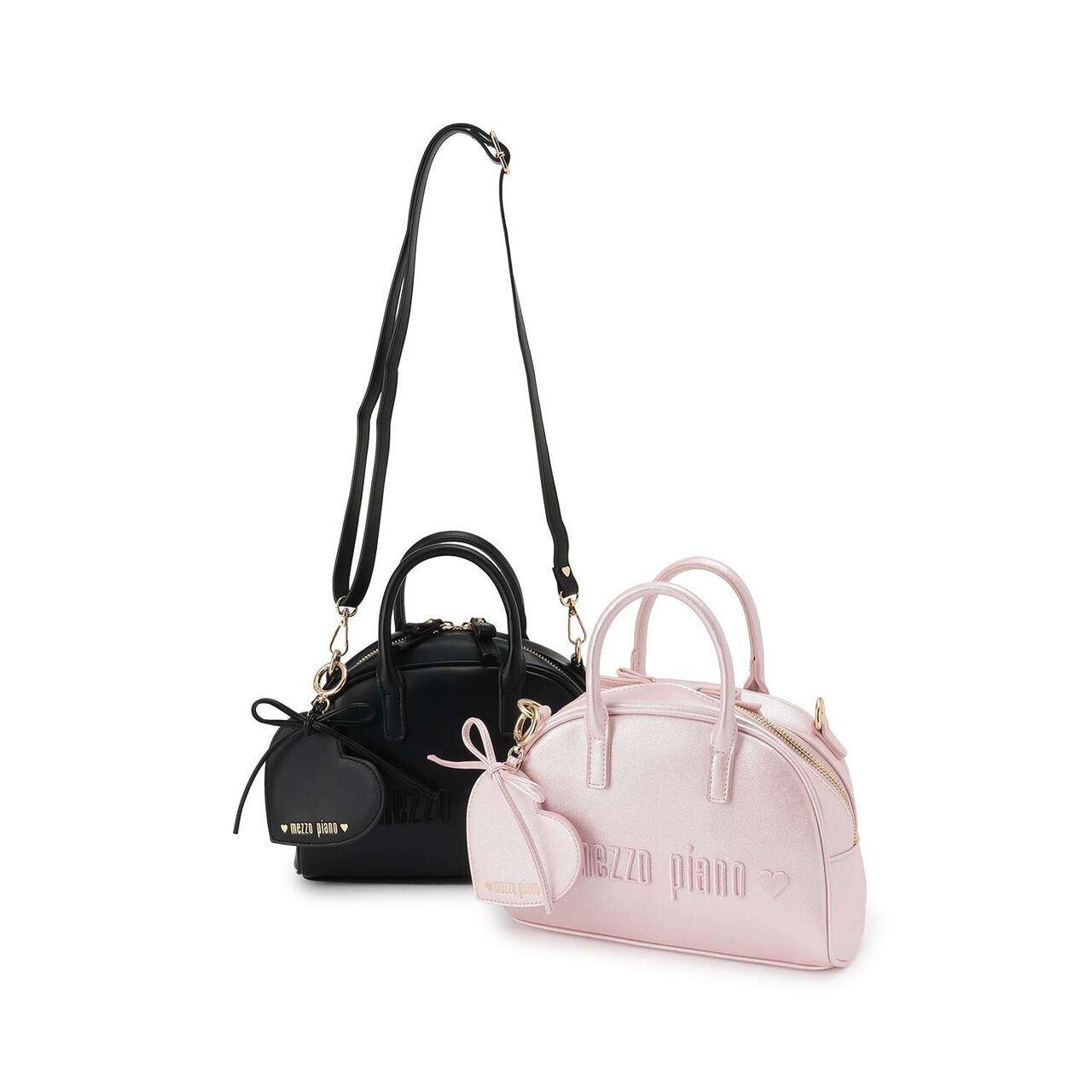 Heart Mirror 2 WAY Shoulder Bag,Light pink, large image number 11