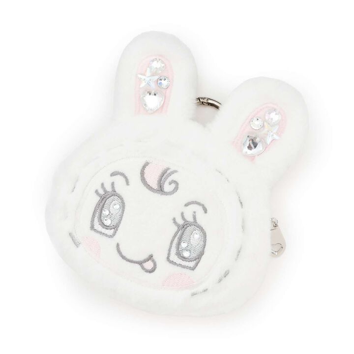 White Berry-chan Fluffy Sparkle Pouch,Pink, medium image number 6