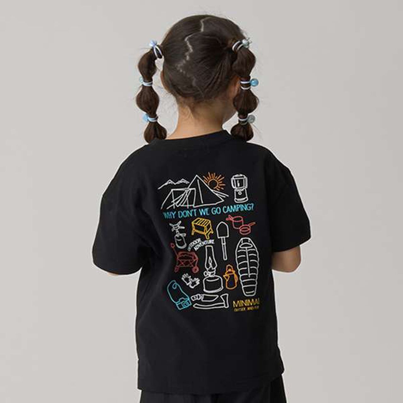 [Stain-Resistant & Water-Repellent] Assorted Outdoor Print T-Shirt,Lilac, large image number 17