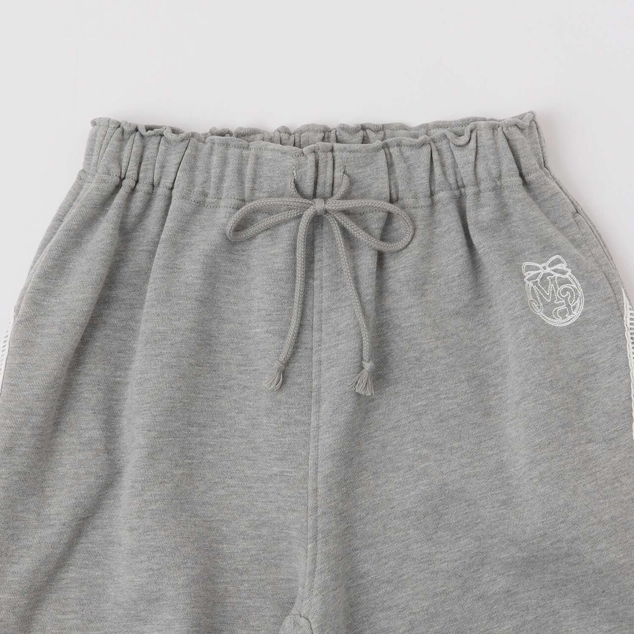 Sweat Barrel-Leg Pants,Navy, large image number 2