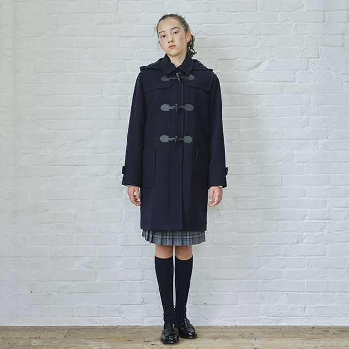 Long-Length Duffle Coat,Navy, medium image number 5