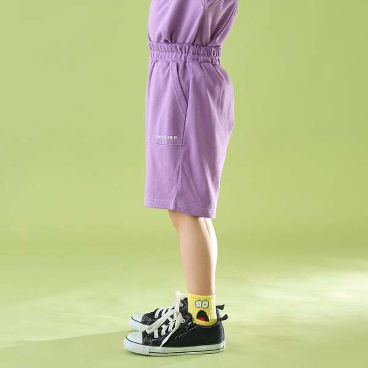 [Coordinatable Setup] [Kaiteki Tenjiku] Contrast Stitching 5-Length Pants,Deep blue, medium image number 23