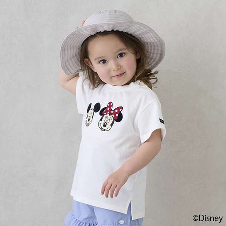 [Disney] Character Motif Short Sleeve T-Shirt,Purple, medium image number 1