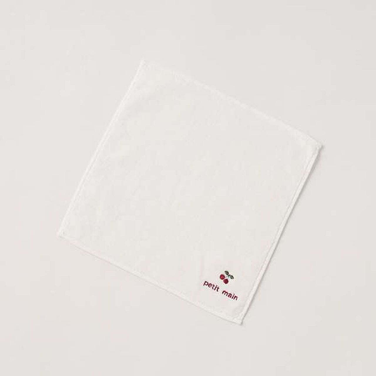 [Web Exclusive] [petit main] Embroidered Hand Towel,Off white, large image number 0