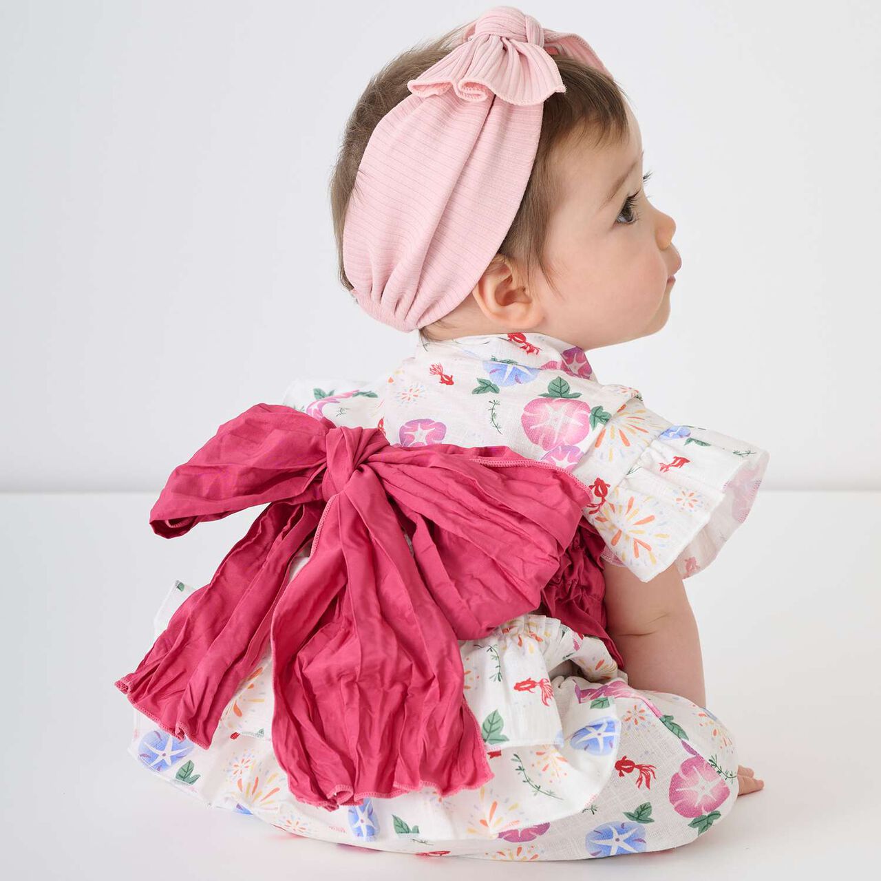 [Web Exclusive] Baby GIRLS Jinbei Set,Navy, large image number 1