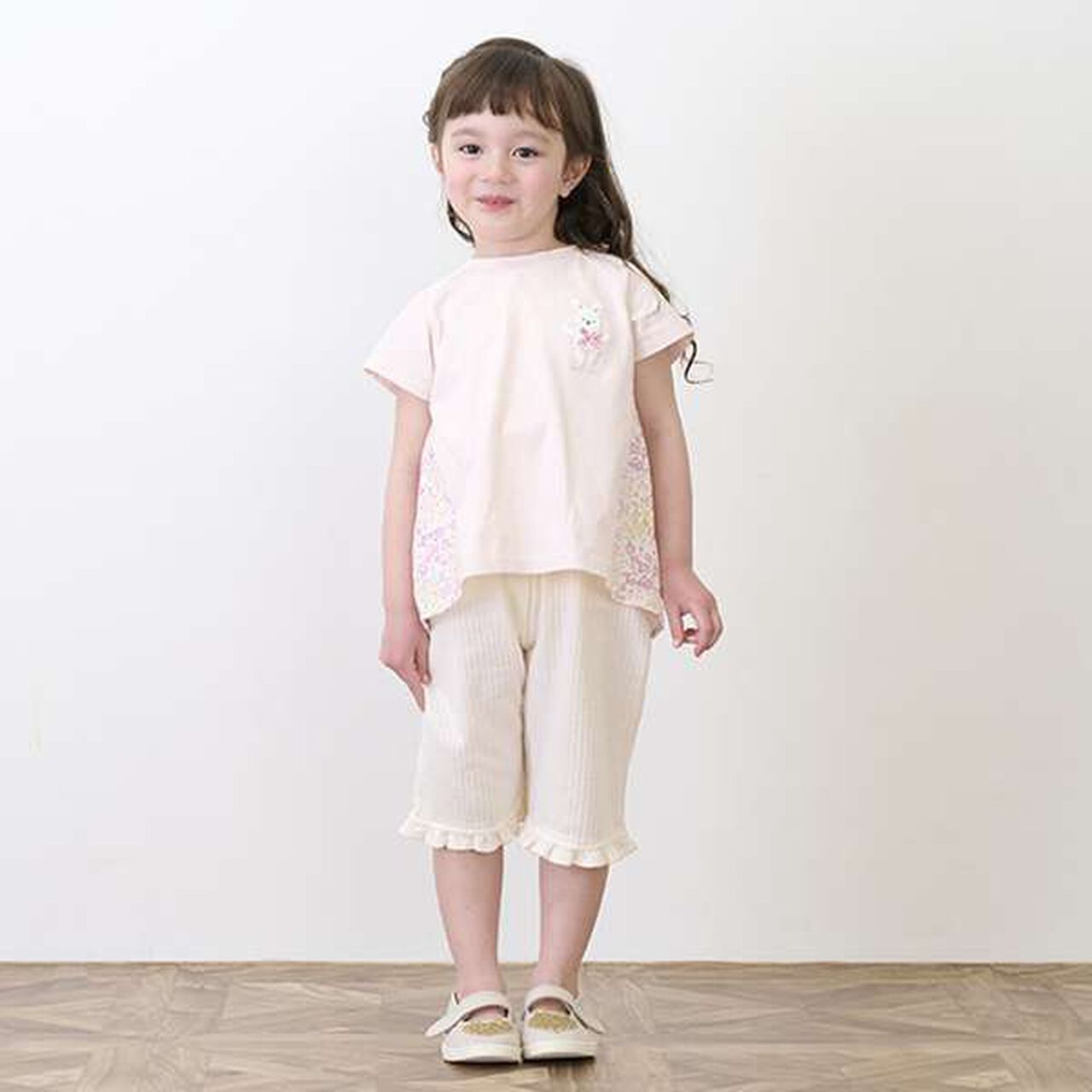 [Smile Series] Easy 7/10 Length Pants,Light gray, large image number 15