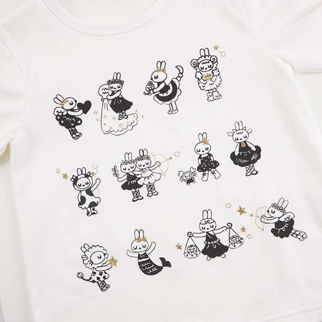 KP Zodiac Print Long-Sleeve T-Shirt (80-150),Off white, large image number 6