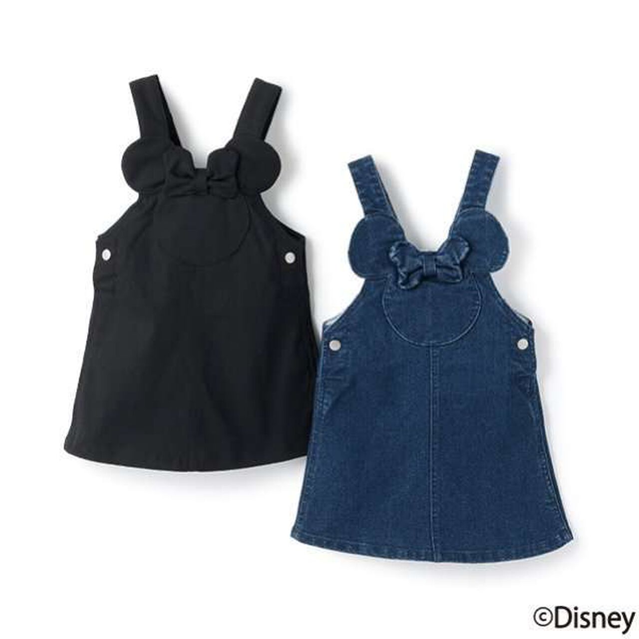 [Disney] Ear-Detail Jumper Skirt (Kids Size),Black, large image number 4