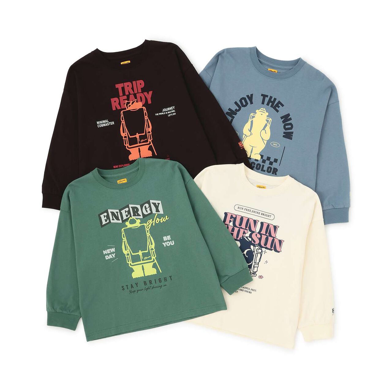 Cob Master Assorted Logo Print Long Sleeve T-Shirt,Moss green, large image number 6