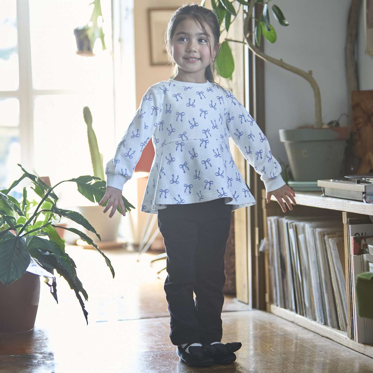 [Affordable] GIRLS Sweatshirt,Light green, large image number 6