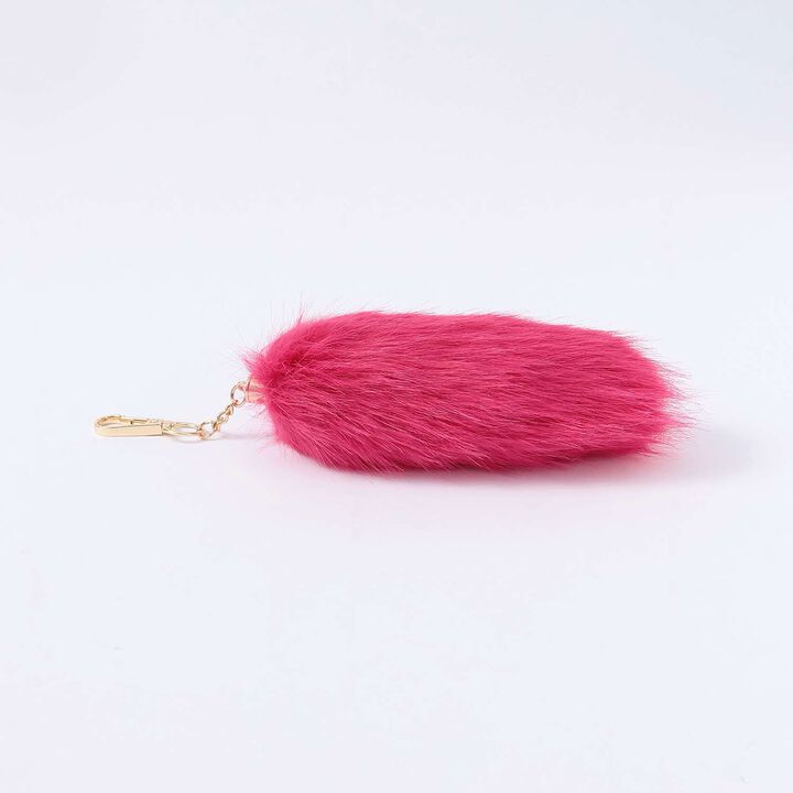 [LTXC] Mini Fur Tail Charm,White, medium image number 2