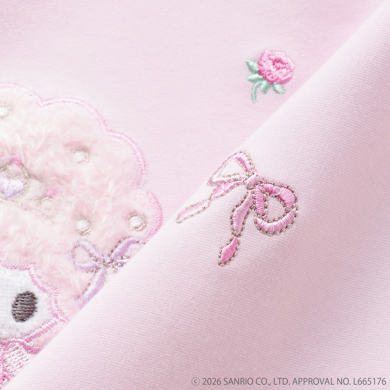 My Melody / My Sweet Piano Front Zip One-Piece Dress,Pink, large image number 15