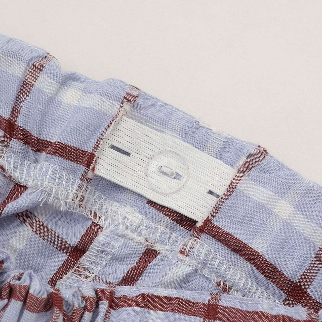 [Fujimoto Miki Collaboration] Boys Checkered Outfit Set,Pearl white, large image number 14
