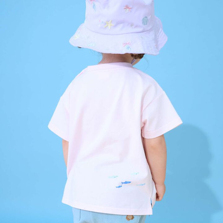 [Cool Touch] Sea Creature Appliqu&eacute; Short Sleeve T-Shirt,Off white, medium image number 2