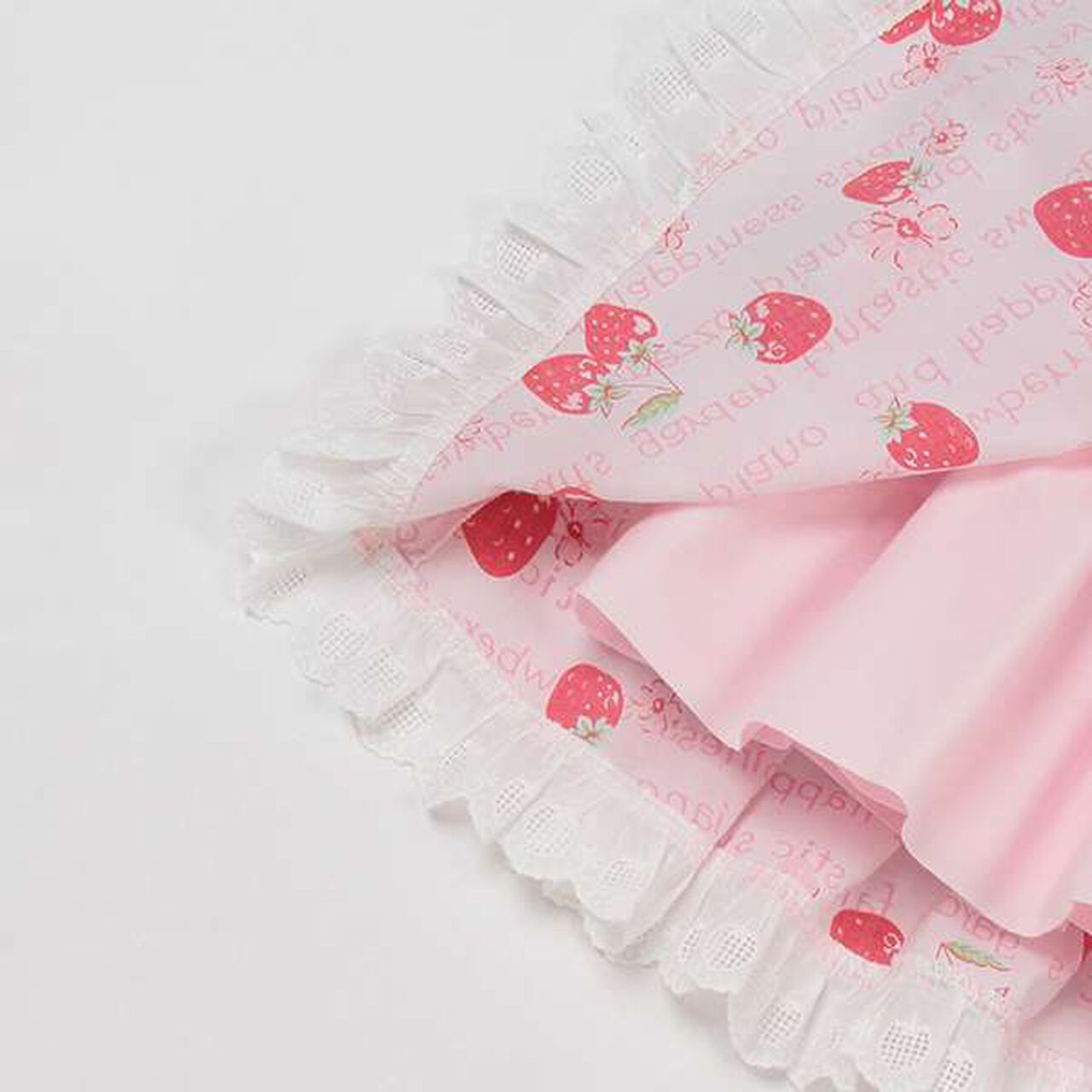 35th Strawberry Pattern Bolero & One-Piece Dress,Pink, large image number 12