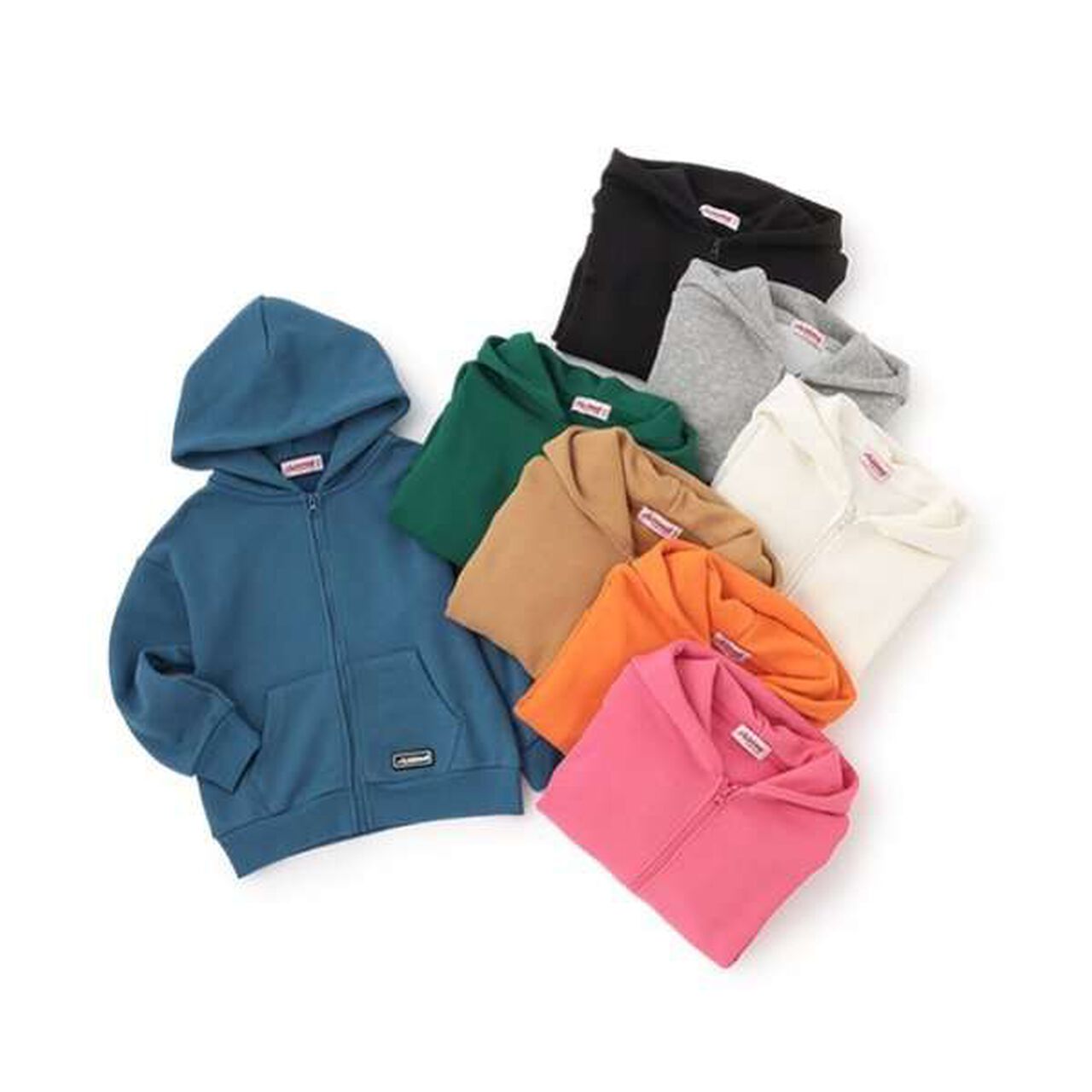 Anti-Stain Finish Silicone Patch Zip-Up Parka,Black, large image number 17