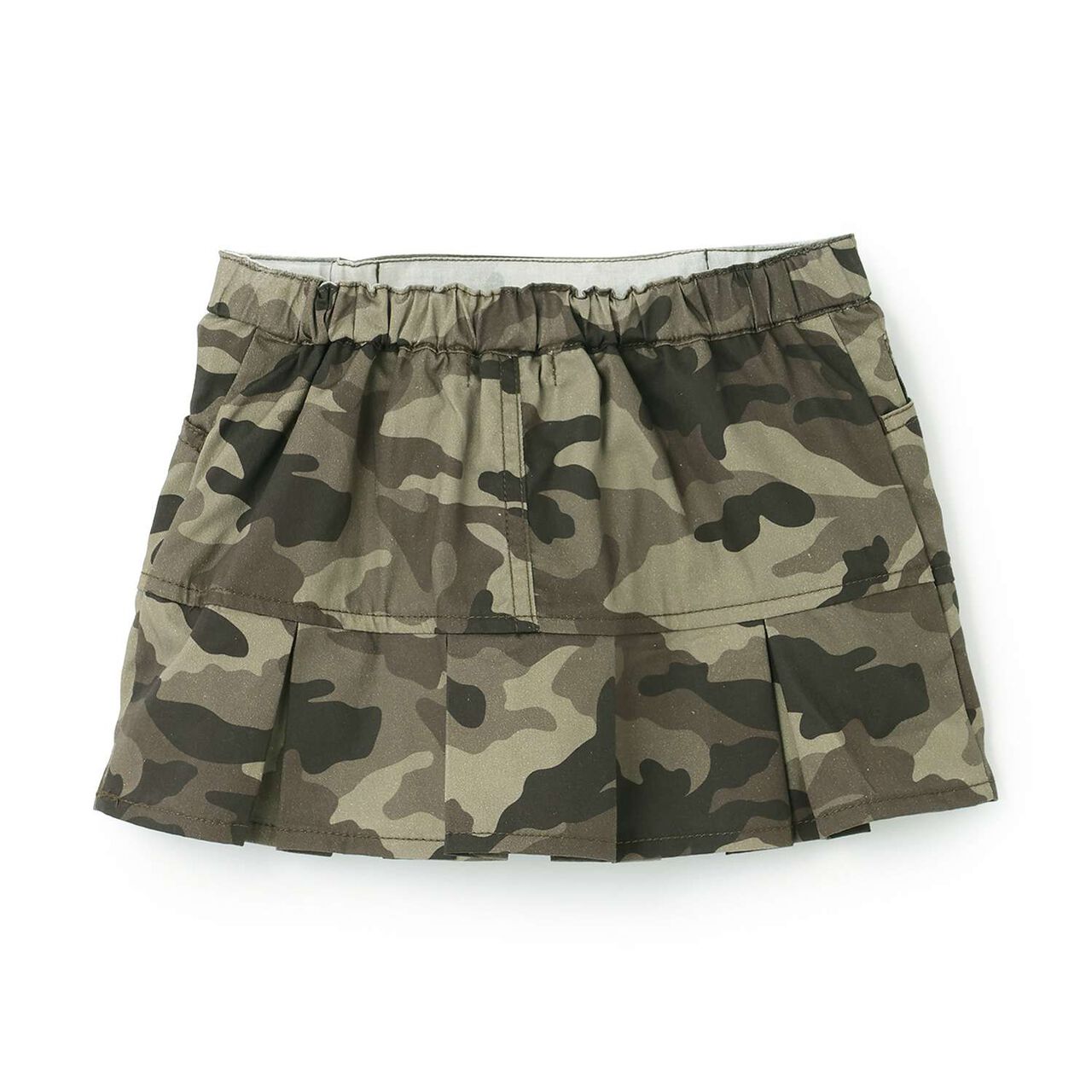 [Cool Touch] Box Pleat Hem Skirt,Blue, large image number 20