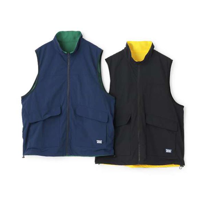 [FORGETNEVER] Reversible Vest,Black, medium image number 17
