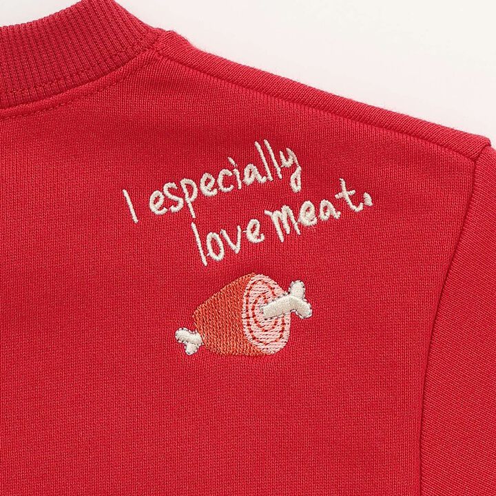 [Restock] Dinosaur Sagara Sweatshirt,Red, medium image number 6