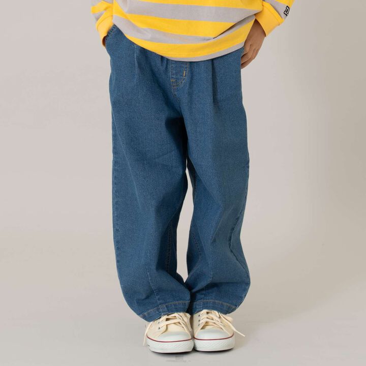 Tuck Balloon Denim Pants [Coordinatable Setup],, medium