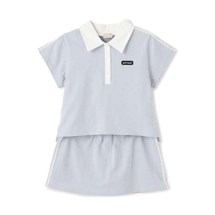 [Link/Cool Touch] Polo Outfit Set,Light gray, medium image number 19
