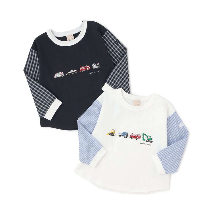 Working Vehicle Long-Sleeve T-Shirt,Off white, medium image number 13