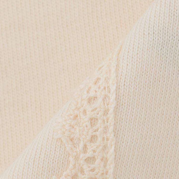 Wild Strawberry Organic Bib [Made in Japan],Pearl white, medium image number 4