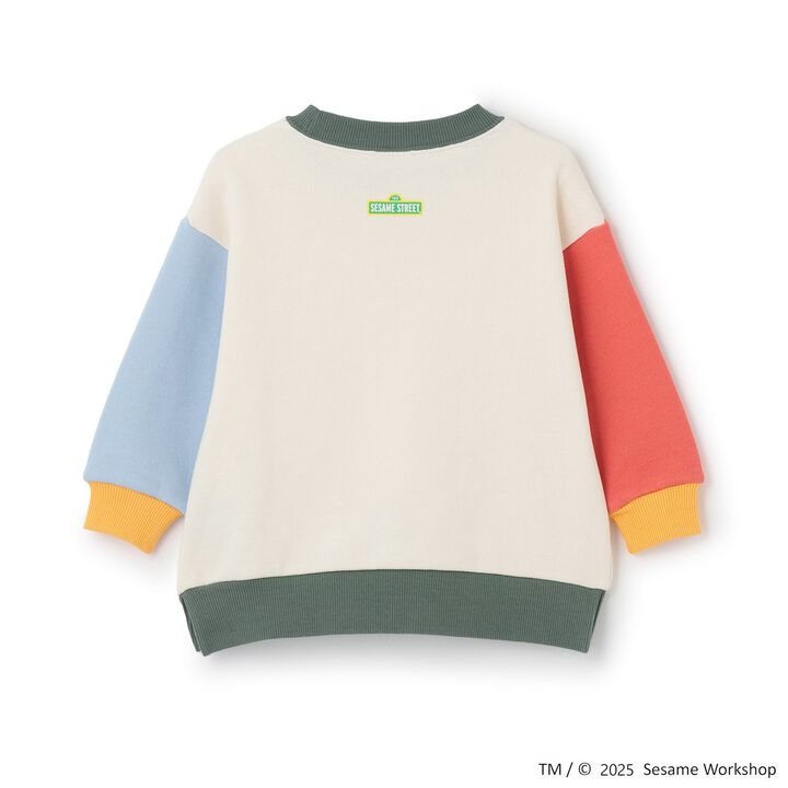 [SESAME STREET] Character Full Sweatshirt,Light blue, medium image number 7