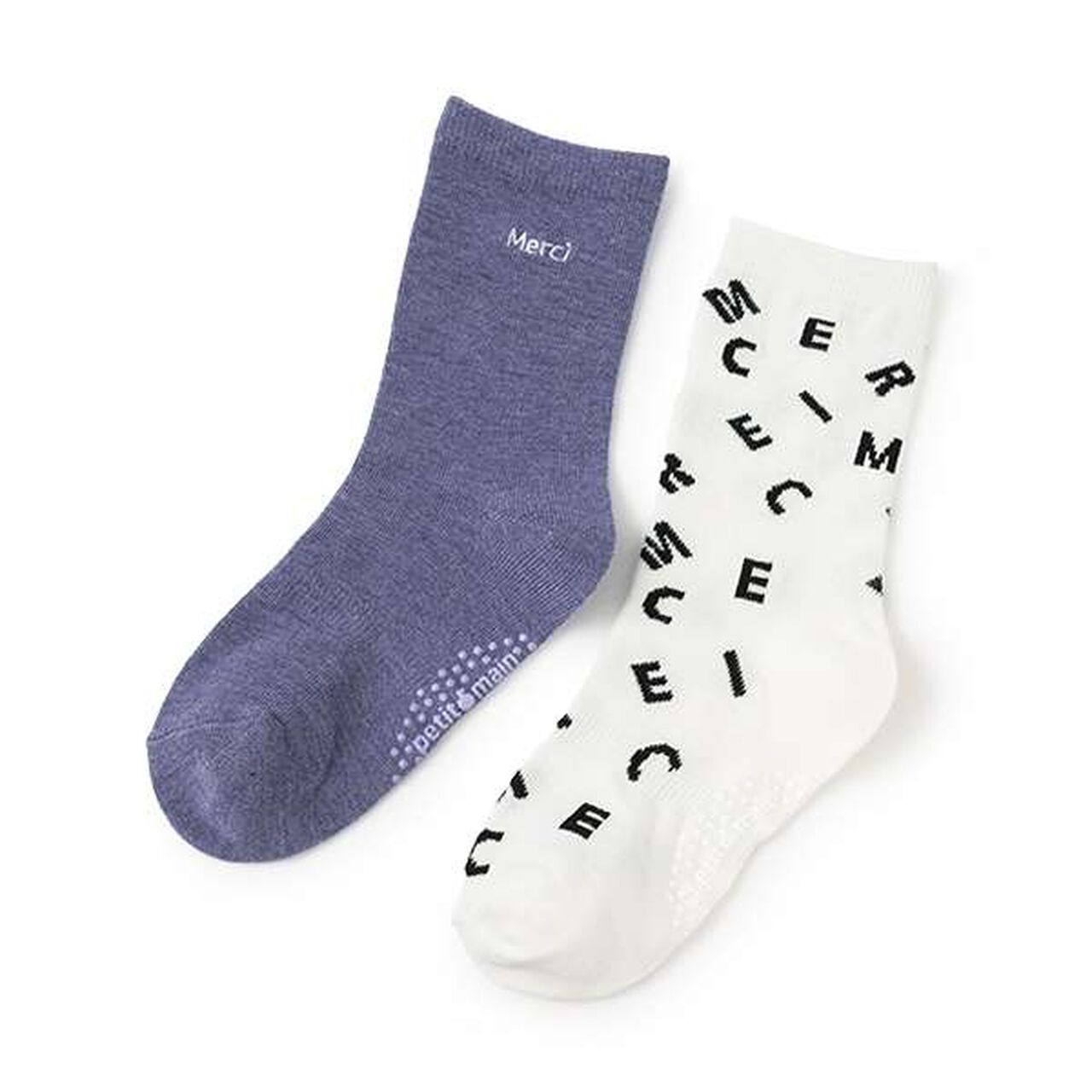 Merci Crew Socks 2-Pack,Light beige, large image number 8
