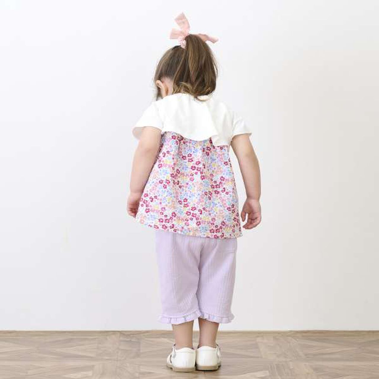 [Smile Series] Easy 7/10 Length Pants,Light gray, large image number 7