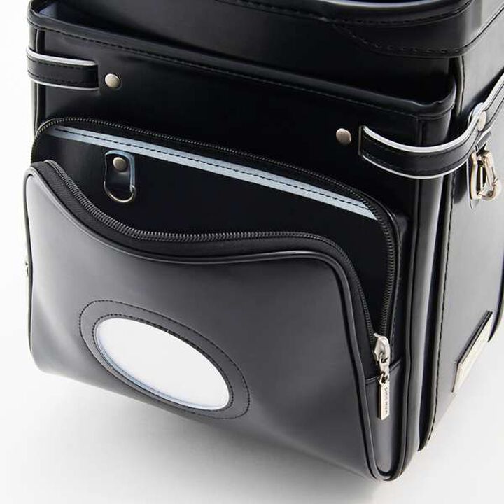 [Web Exclusive] Checkered Pattern School Backpack,Black, medium image number 2