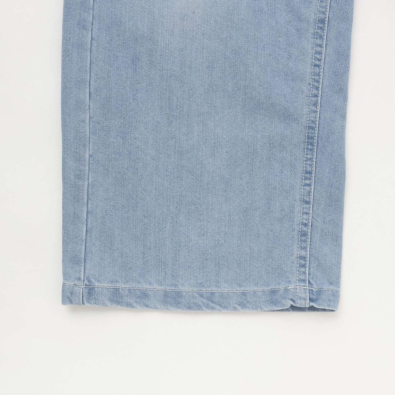 Ribbon Appliqu&eacute; Denim Pants,Gray, large image number 6