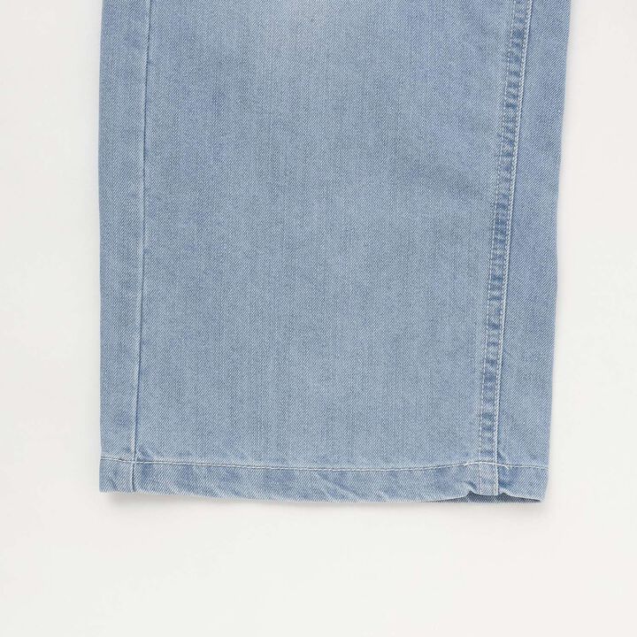 Ribbon Appliqu&eacute; Denim Pants,Gray, medium image number 6