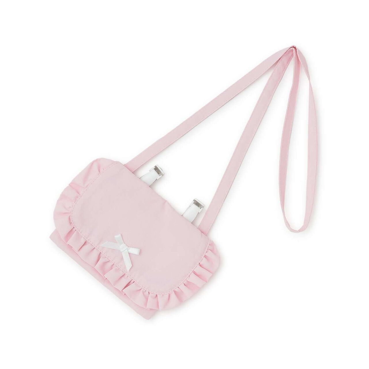 [School-Ready] [Water-Repellent, Anti-Stain, Durable, UV] Frill Detachable Pocket with Ribbon,Blue gray, large image number 2