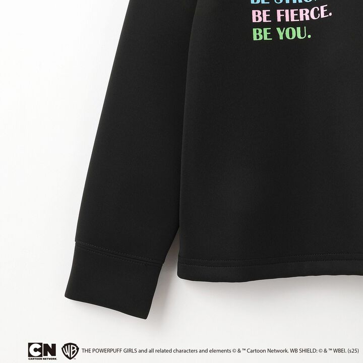 [Anti-Stain Finish] Powerpuff Girls Ponte Logo Crew,Magenta, medium image number 5