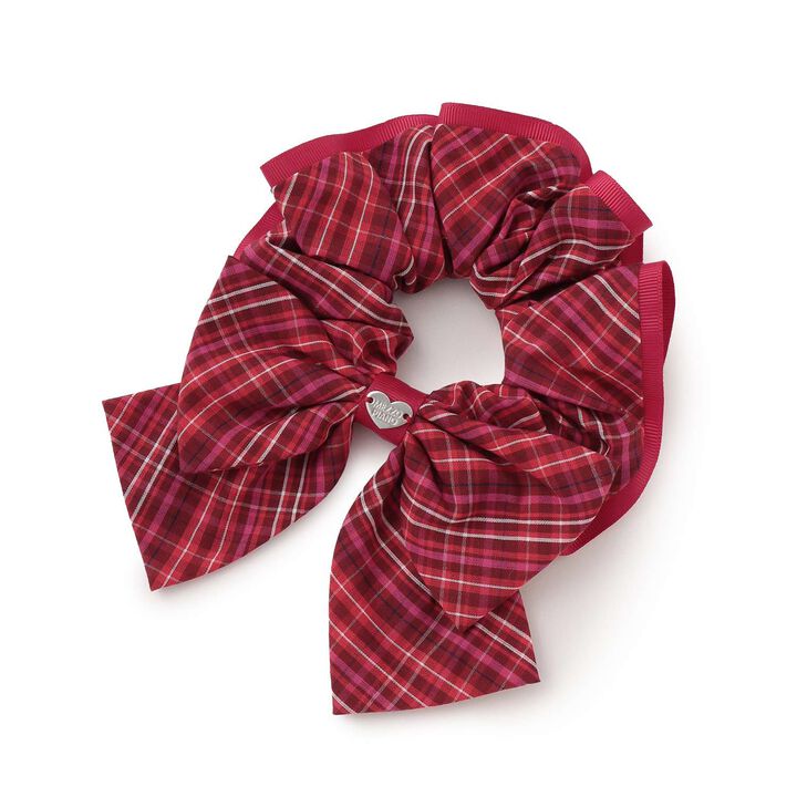 Checkered Ribbon Scrunchie,, medium