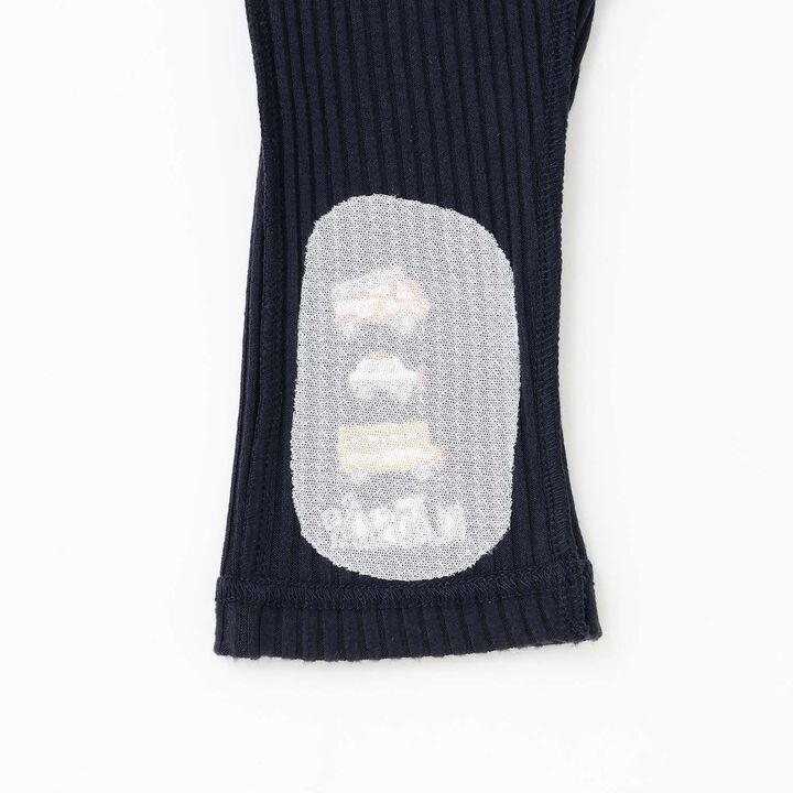 [Restock] Long-Length Leggings with Working Vehicle Embroidery,Brown, medium image number 5