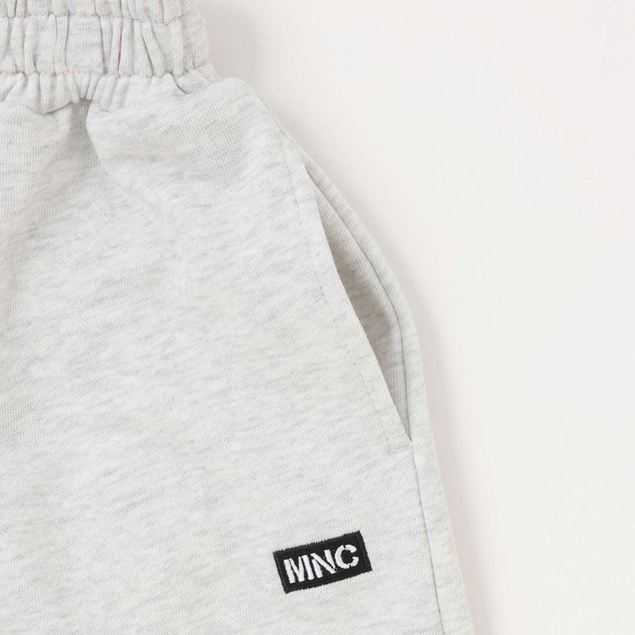 8-Length Wide Sweatpants [MNCM],Black, large image number 7