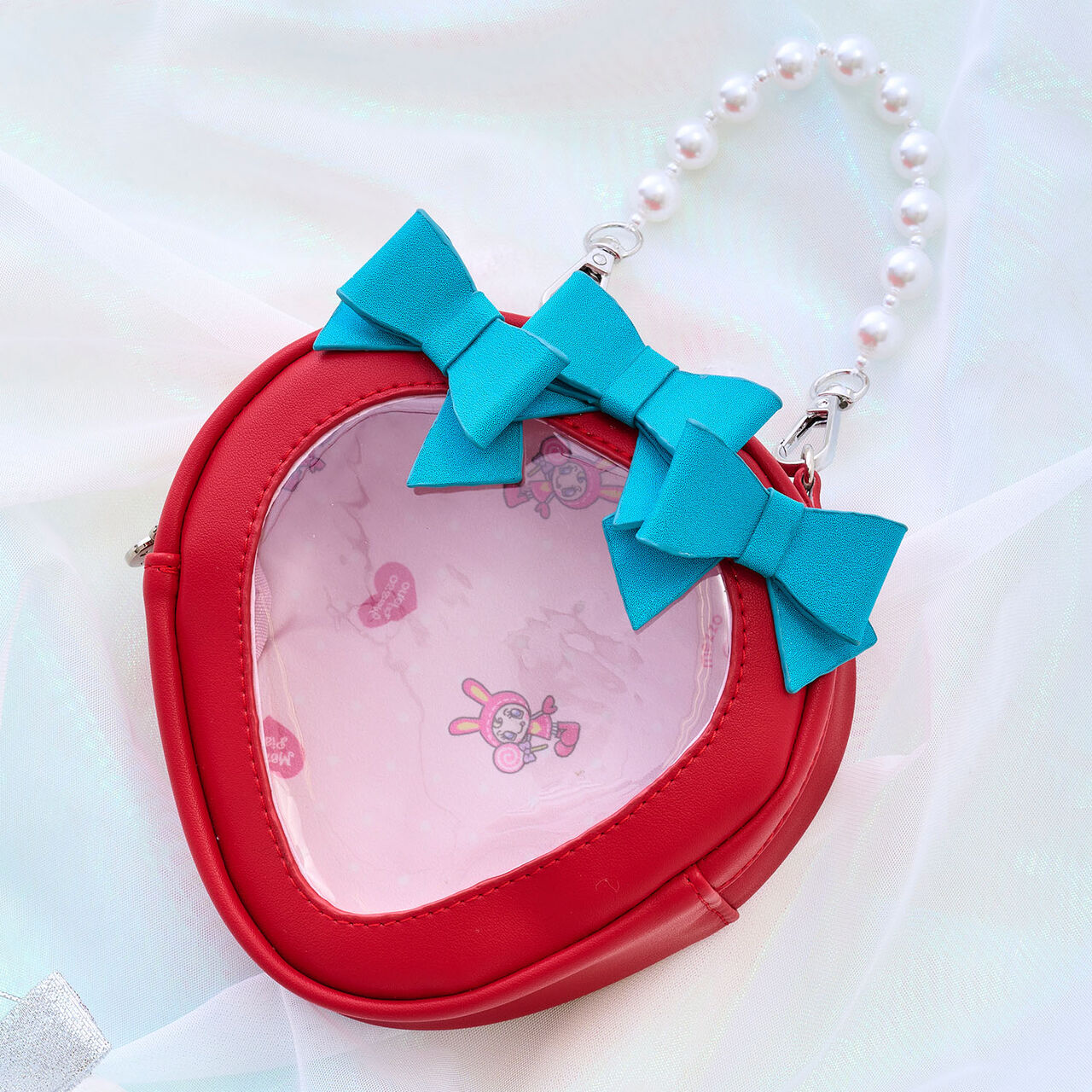 [Pre-order/Expected Arrival Mid to Late February 2026] Bellie-chan Strawberry House Pouch,Red, large image number 0